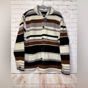 NWT Club Monaco Men's Striped Wool-Blend‎ Jacket